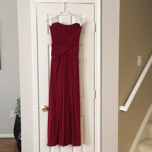 Laundry by Shelli Segal Red Maxi Prom Formal Dress